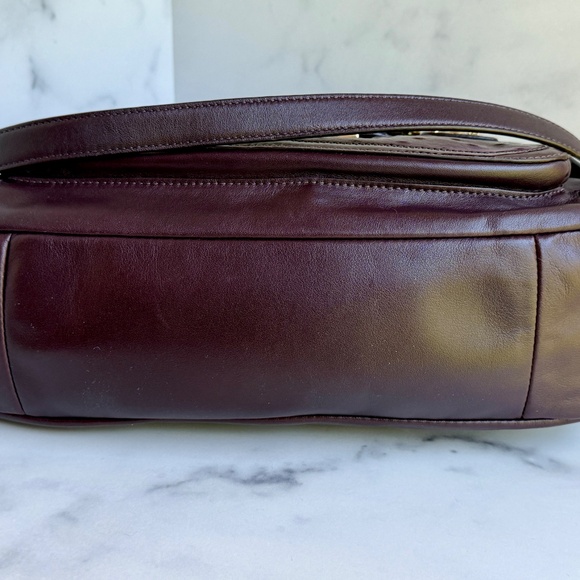 Vintage Coach Kristin Ostrich Embossed Bag and Matching Wallet - Picture 5 of 11